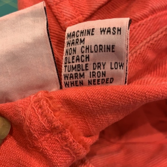 Sudden Impact 5-Pocket Denim Jeans Skirt with Slit Red Vintage 90’s Women’s 14 - Picture 4 of 6